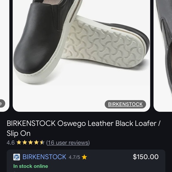 COPY - Birkenstock Oswego Black Leather Loafers - Picture 2 of 11